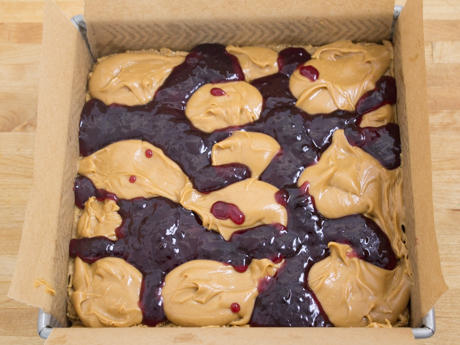 Peanut Butter and Jelly Bars