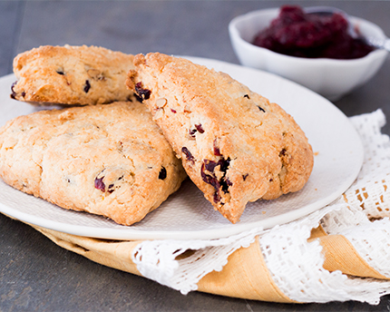 lemon-cranberry-scone