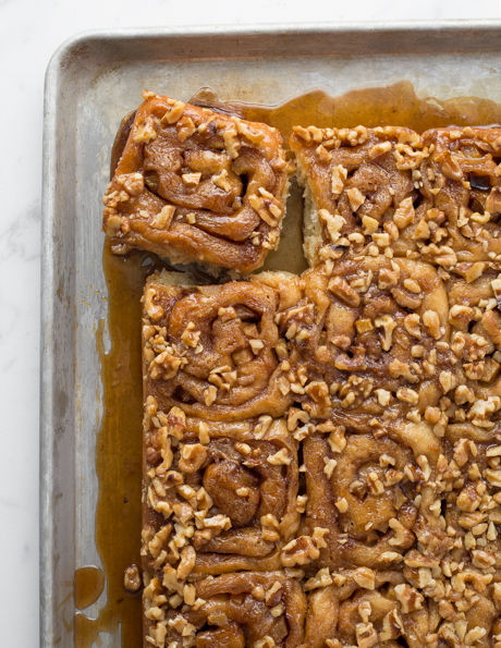 Apple Walnut Caramel Buns