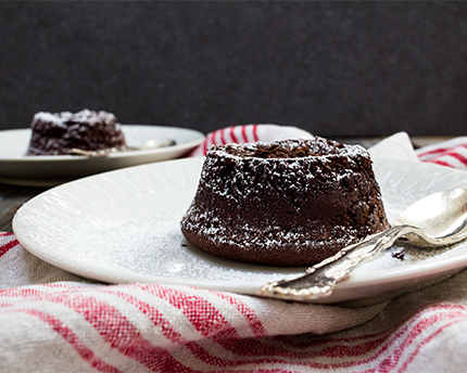 Molten Chocolate Cakes for Two