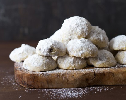 Chocolate Chip Snowball Cookies