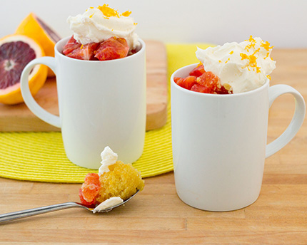 Gluten-Free Citrus Mug Cake