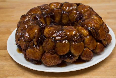 28. Monkey bread ready for glazing