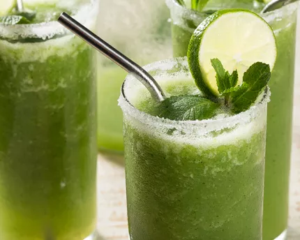 Blended Honeydew Mojito