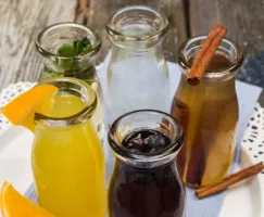 Homemade simple syrups