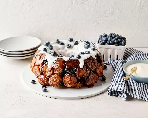 Summer Blueberry Monkey Bread