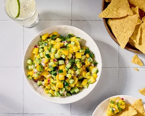 Mango Cucumber Salsa