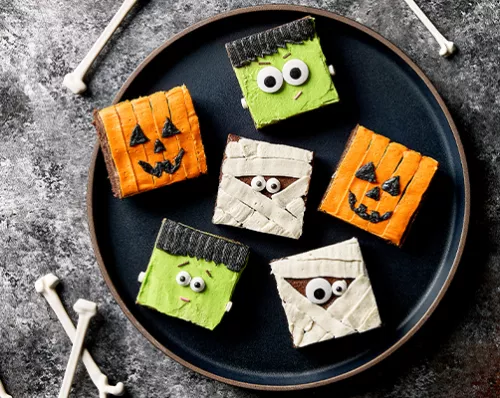 Spooky Halloween Brownies